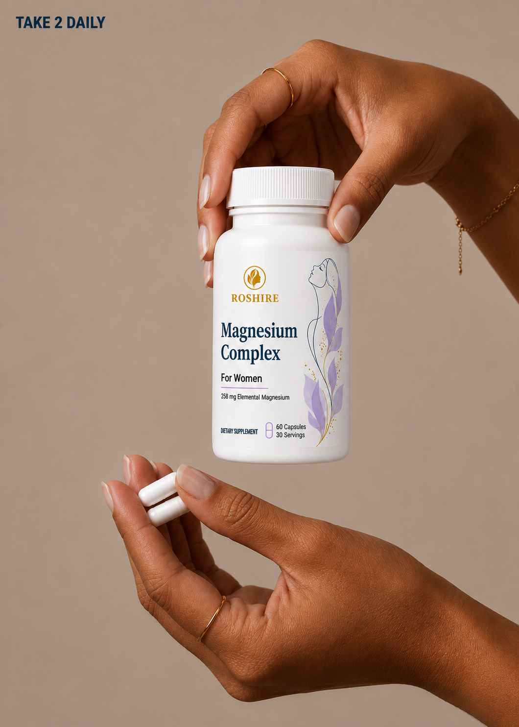 ROSHIRE Dual-Chelated Magnesium Complex for Women
