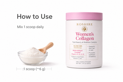 ROSHIRE Women's Collagen – Total Beauty & Wellness Complex